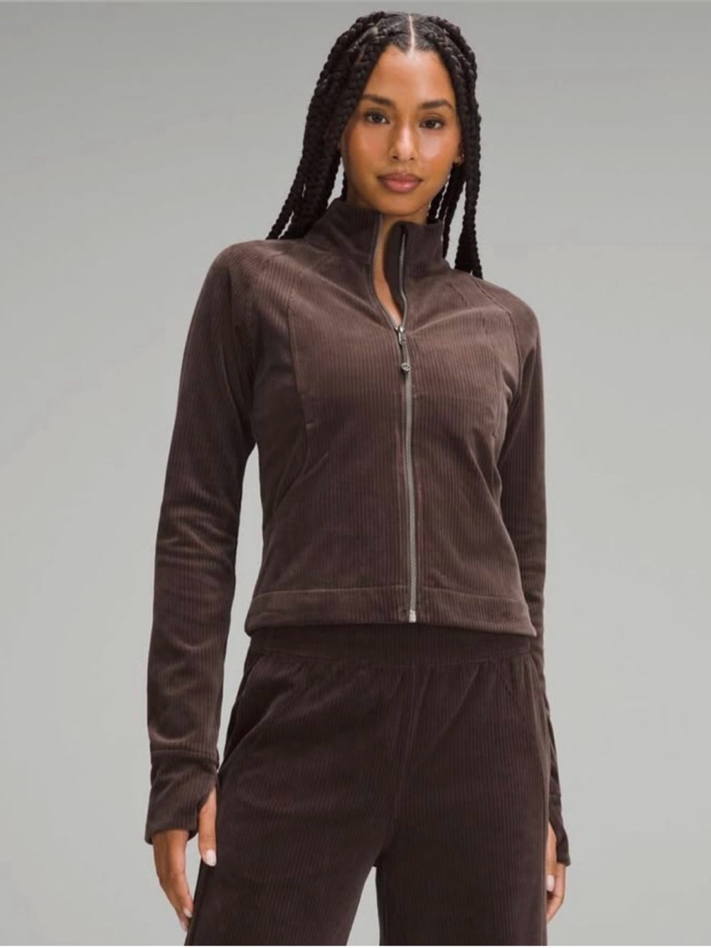 Lululemon Track Jacket Velvet Cord